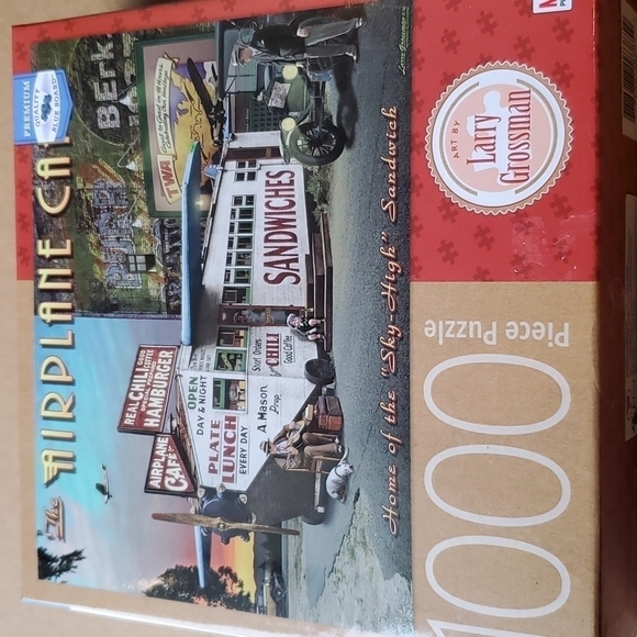 3 Puzzle combo Airplane Cafe, Origin of Beer & Mixology .NIB sealed - Picture 2 of 14